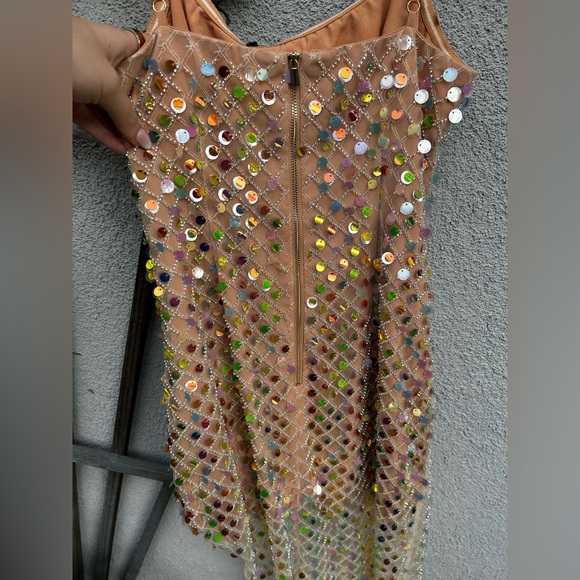 Elliatt Cabana Embellished Sequin Midi Dress in Multi New with Tags! - Picture 12 of 12